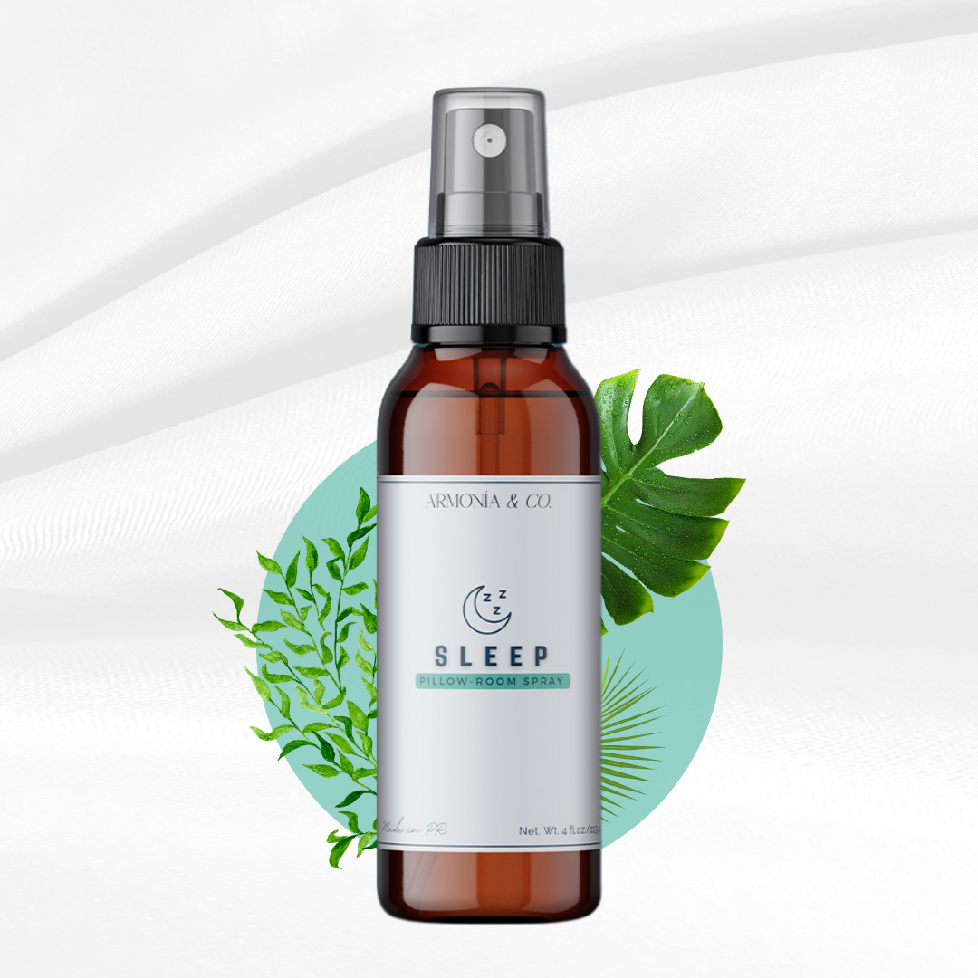 Almohada para dormir + spray ambiental