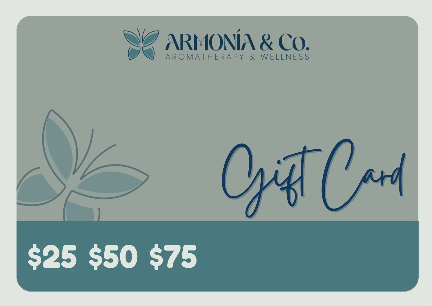 Tarjeta Regalo Armonía & Co.