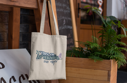 Vive en Armonía Tote Bag
